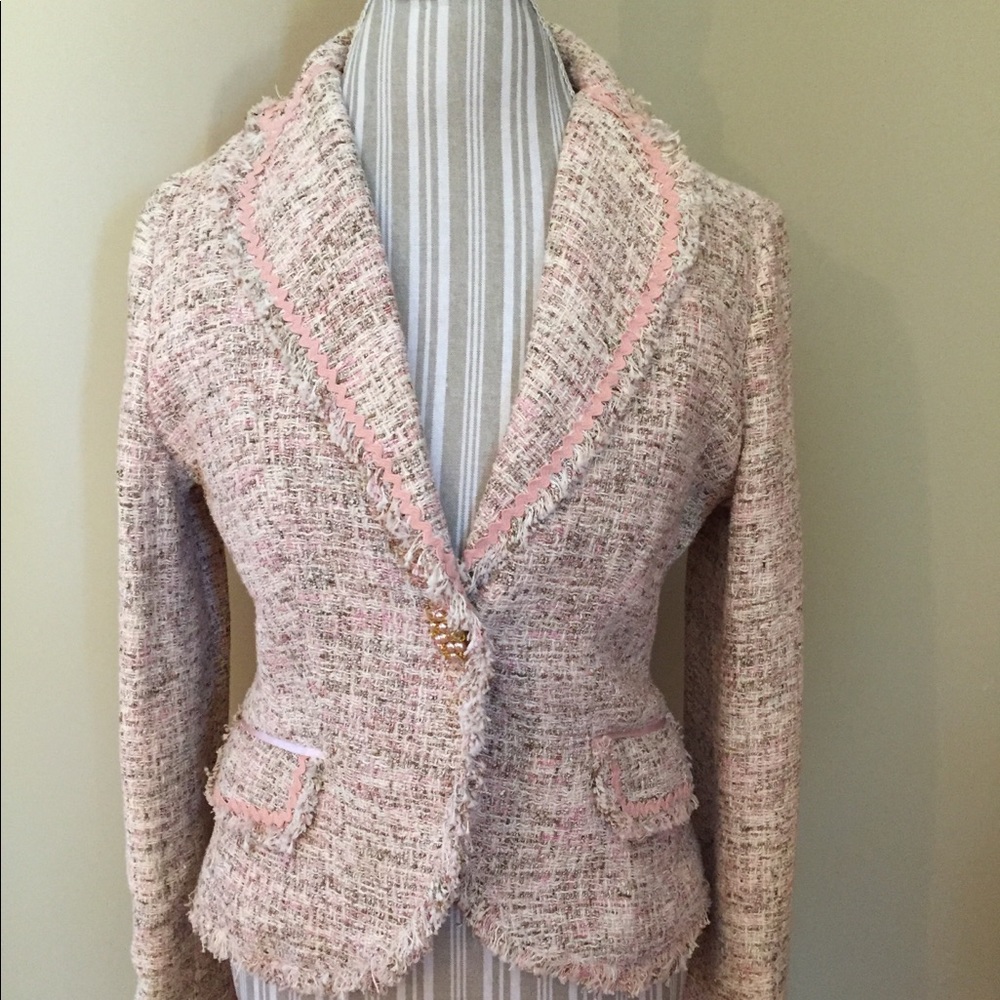 Summer tweed jacket from The Limited Size 10
